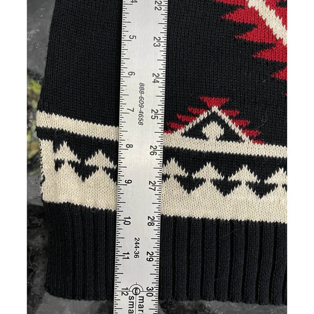 Lauren Ralph Lauren Petite Medium Long Tunic Sweater Southwest Aztec Geometric - Picture 13 of 16